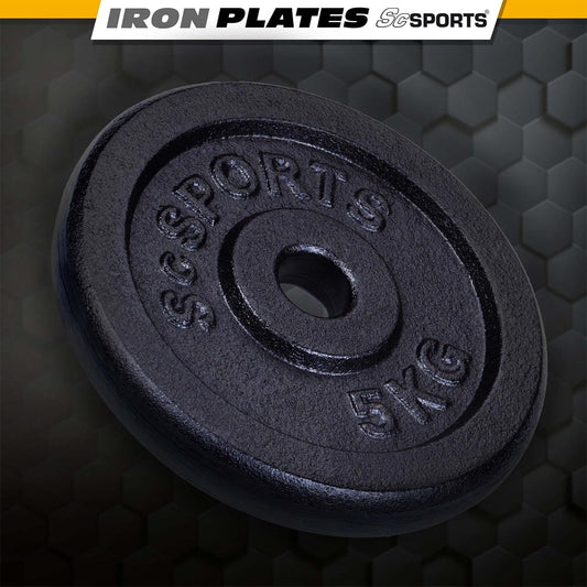 Hantelscheiben Set Gusseisen 10 - 40 kg