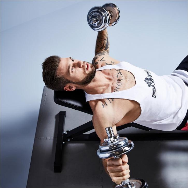 Kurzhantel Set Chrom 30 kg mit Sternverschlüssen