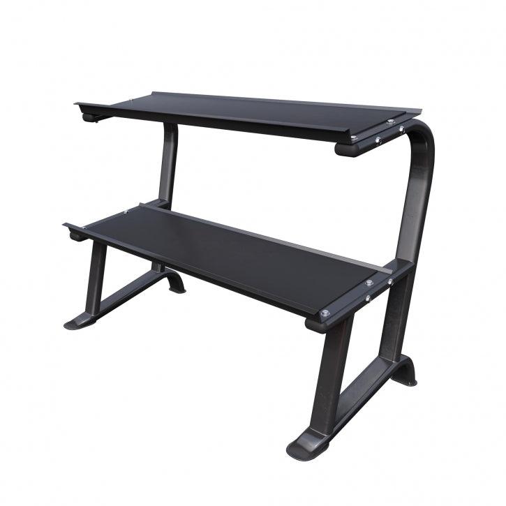 Kurzhantelablage Hexagon Schwarz