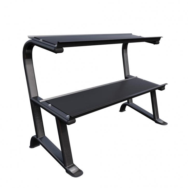 Kurzhantelablage Hexagon Schwarz