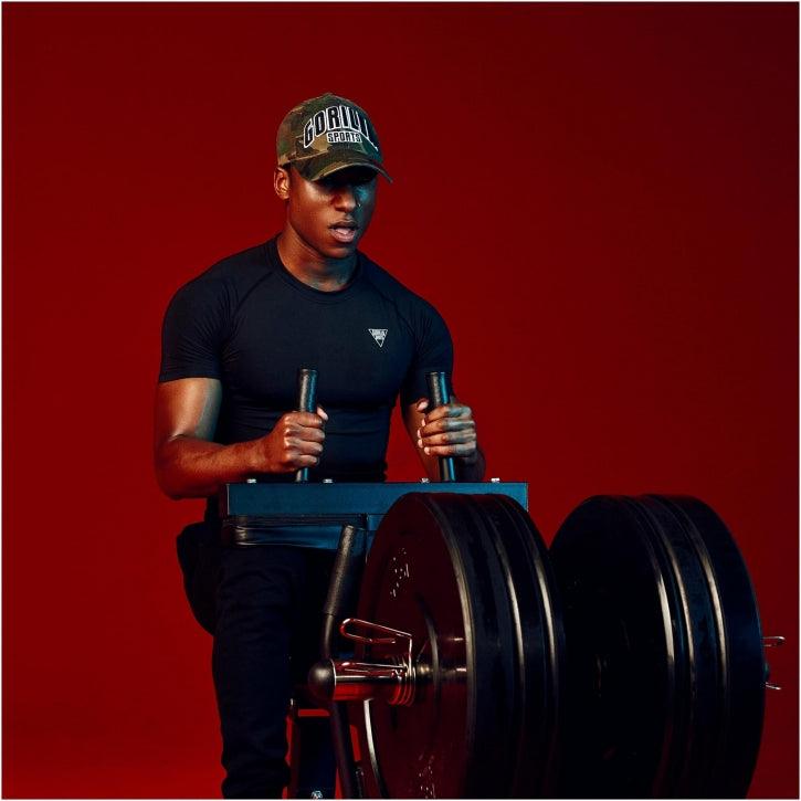 Wadenmaschine in schwarz