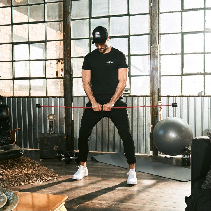 Schwungstab Rot/Schwarz 160 cm