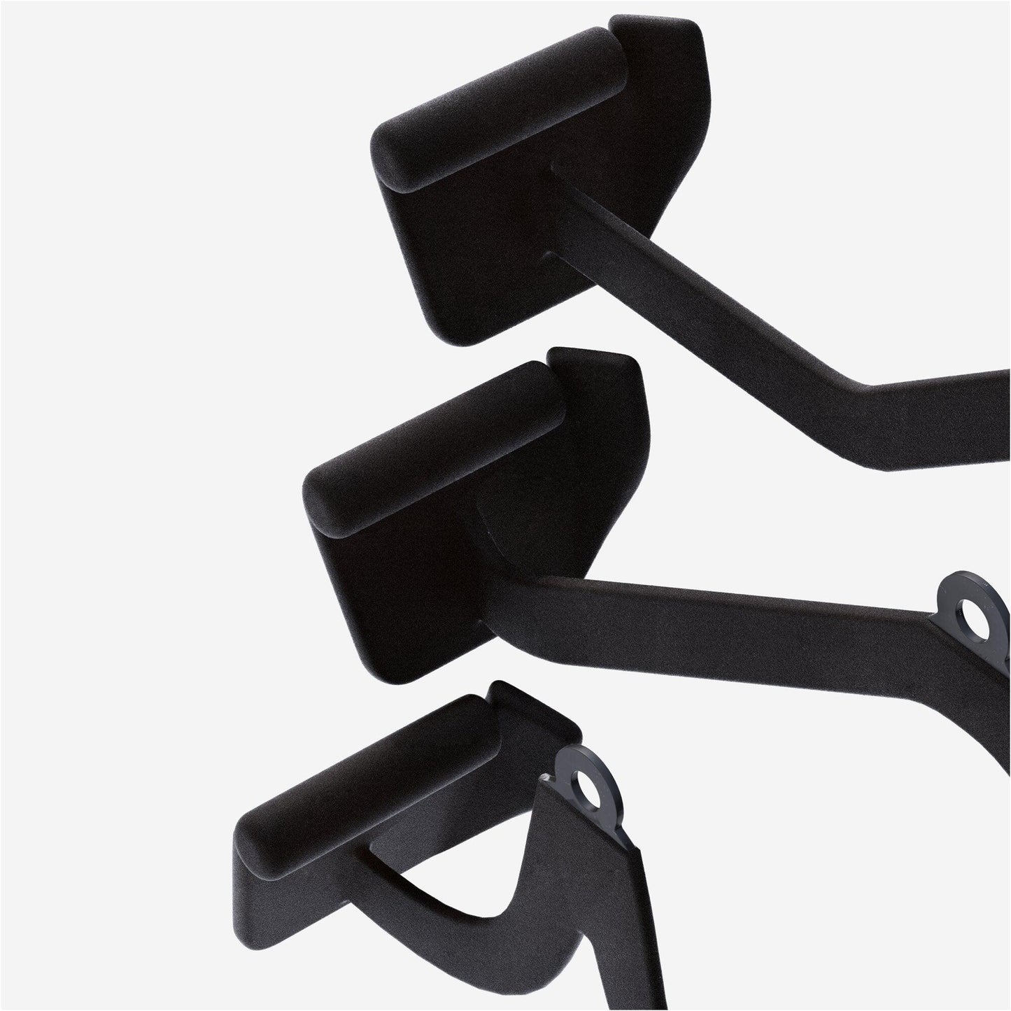 Latzug-/Rudergriff Gummi schwarz