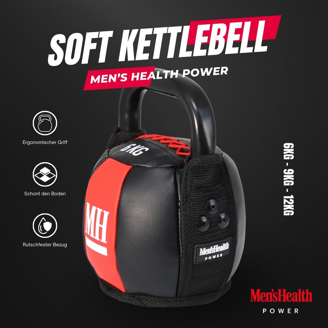 Soft Kettlebell mit Griff 6 - 12 kg