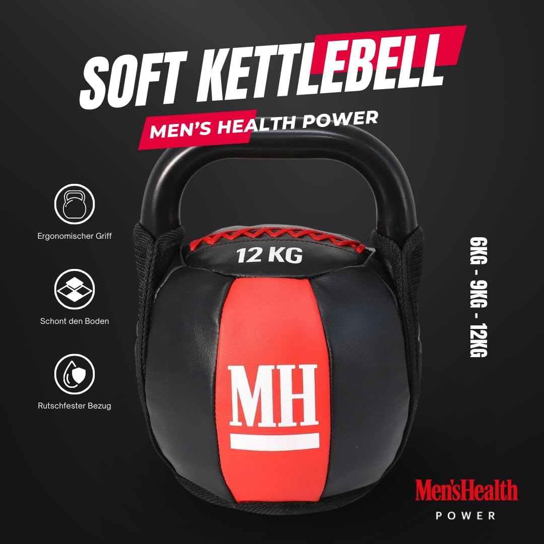 Soft Kettlebell mit Griff 6 - 12 kg