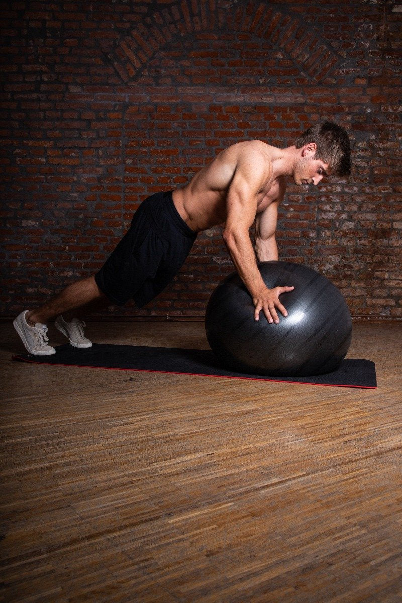 Gymnastikball 65 - 85 cm Schwarz